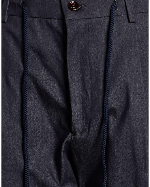 Moorer Blue Pants Cotton, Polyamide, Elastane for men