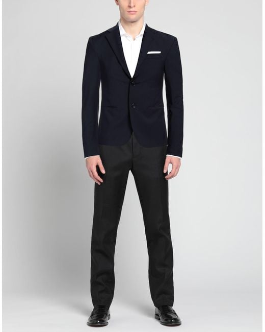 Daniele Alessandrini Blue Blazer for men
