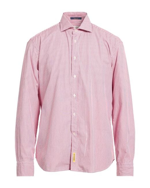 B.D. Baggies Pink Shirt Cotton for men