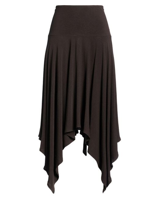 Clips More Black Midi Skirt Wool, Elastane