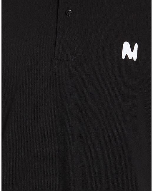 MSGM Black Polo Shirts for men