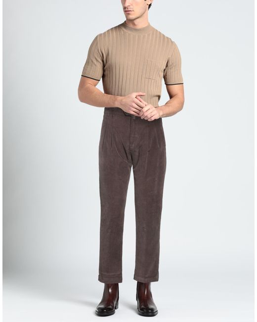Entre Amis Brown Trouser for men