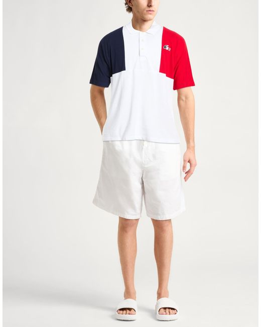 Polo Lacoste pour homme en coloris Red
