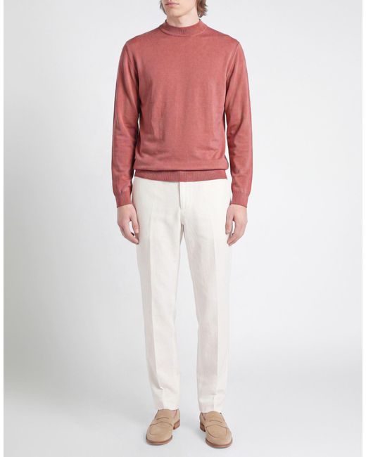 Roberto Collina Pink Sweater Merino Wool for men