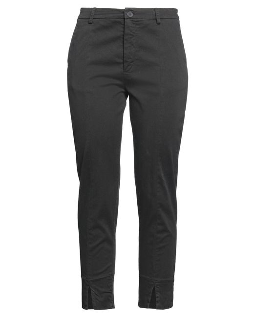 VIRNA DRÒ® Gray Pants Cotton, Elastane
