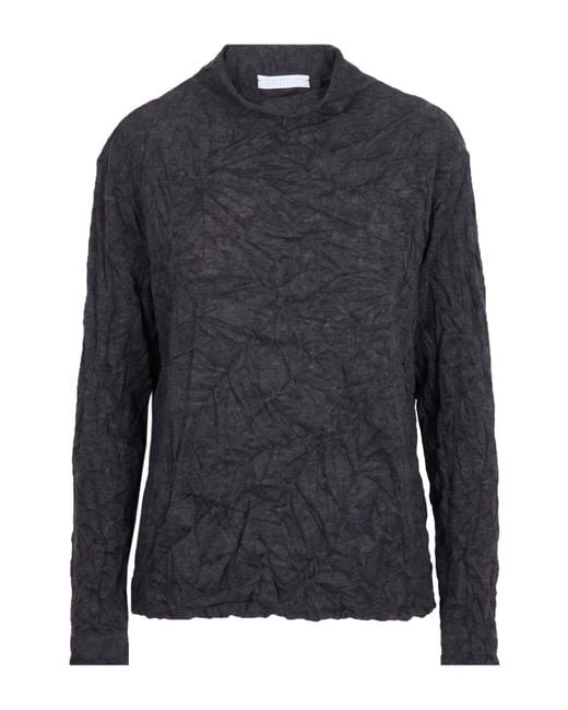 Harris Wharf London Blue T-Shirt Virgin Wool, Polyamide