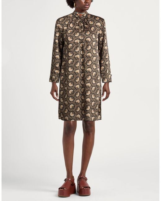 Marella Black Mini Dress Polyester