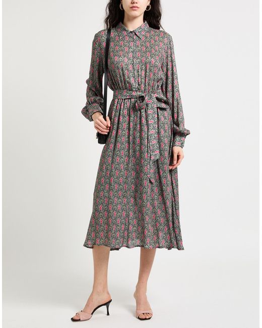 Camicettasnob Gray Midi-Kleid