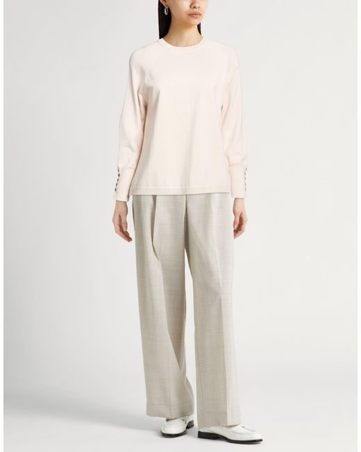 Anna Molinari Natural Sweater Wool