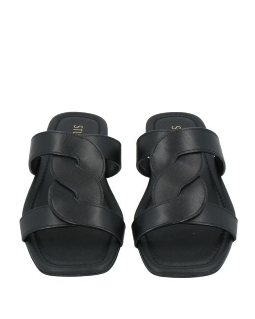 Stuart Weitzman Black Sandals