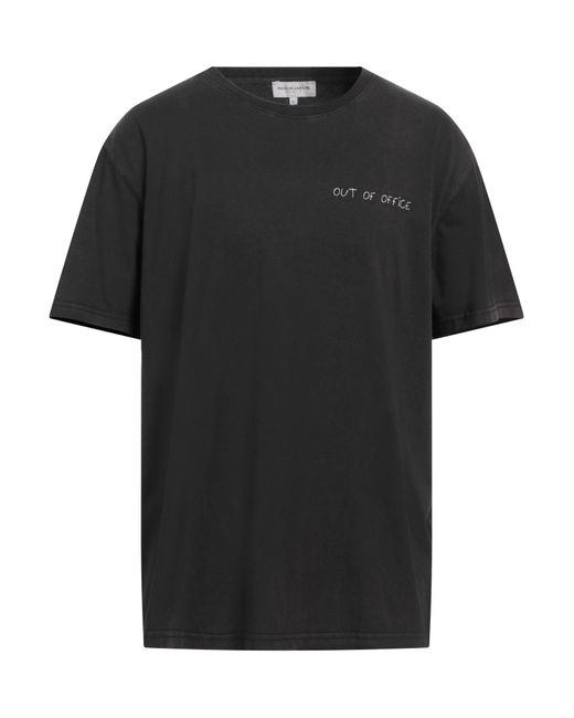 Maison Labiche Black T-Shirt Organic Cotton for men