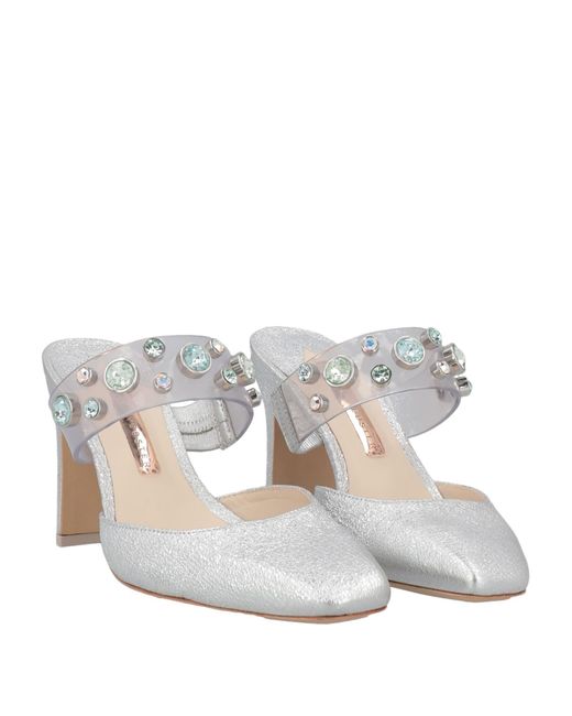 Sophia Webster White Mules & Clogs