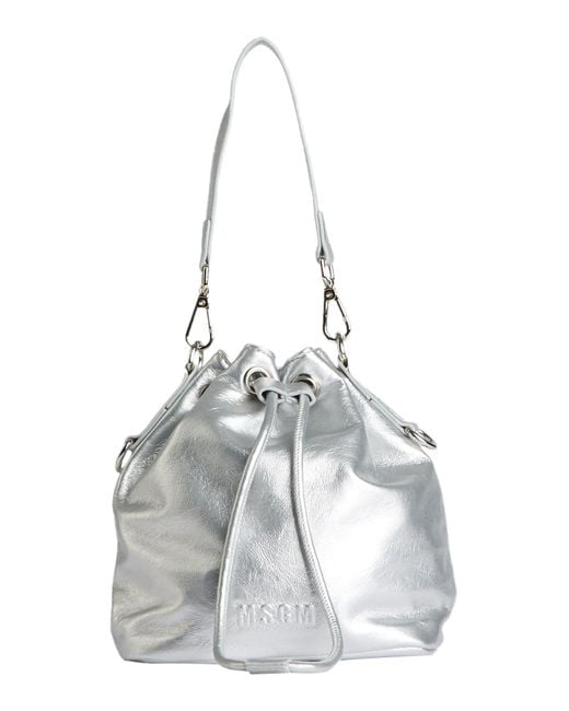 MSGM White Handbag