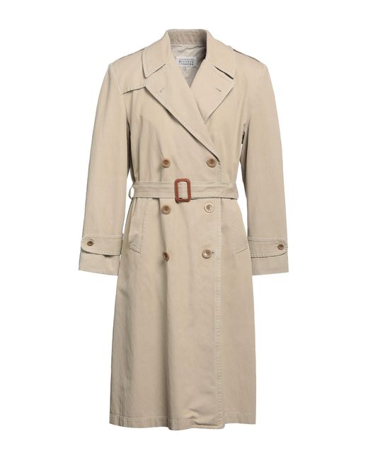 Maison Margiela Natural Overcoat & Trench Coat for men