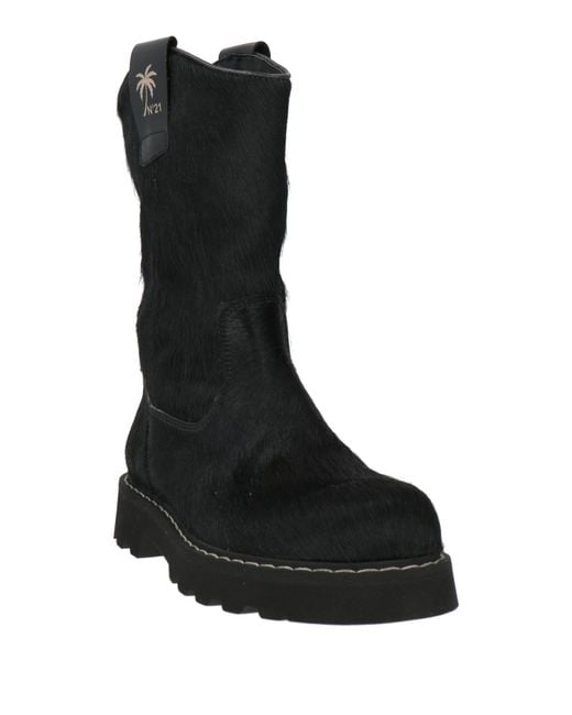 N°21 Black Ankle Boots Leather