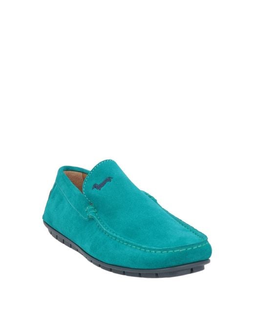 Harmont & Blaine Green Loafers Leather for men