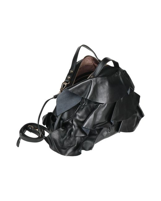 Borsa A Mano di Borbonese in Black