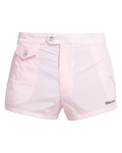 DSquared² Pink Swim Trunks for men