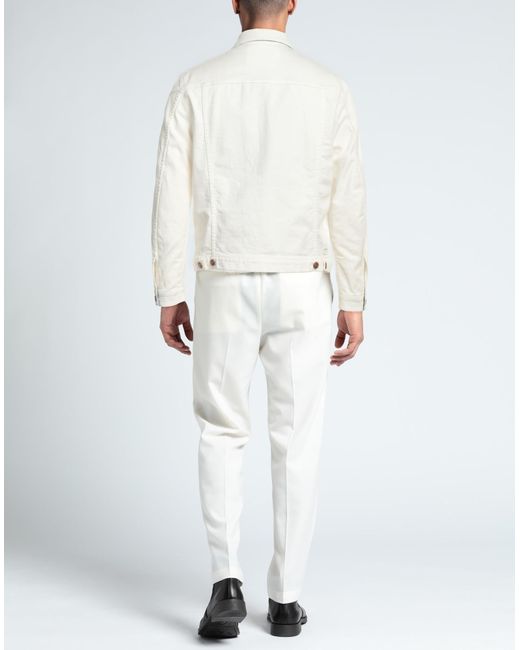 Officina 36 White Denim Outerwear for men