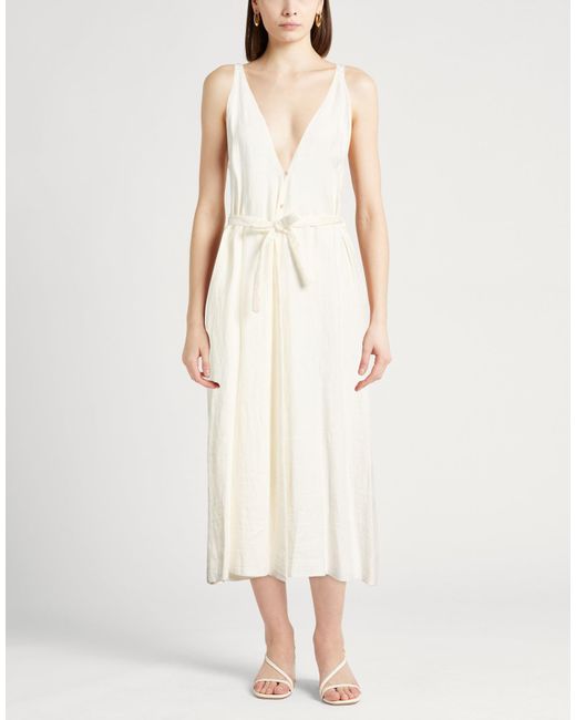 Forte_forte White Midi Dresses