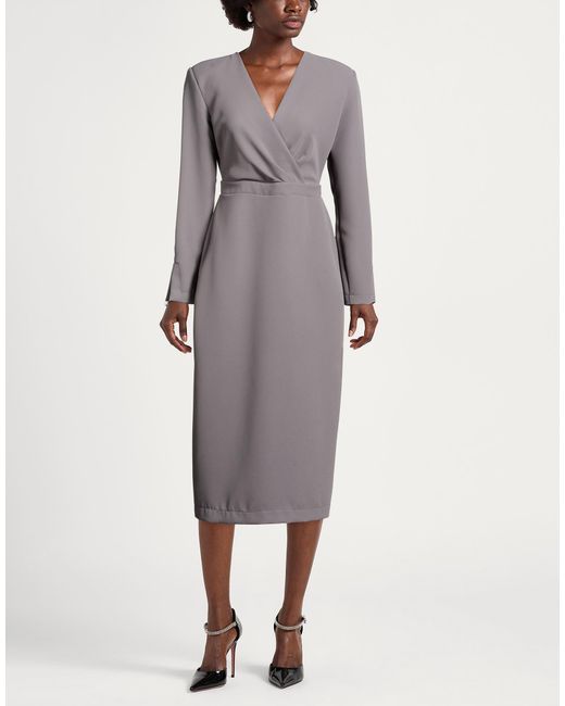 Kaos Gray Midi Dresses