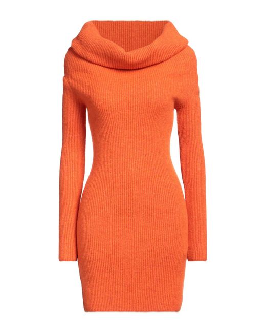 Akep Orange Mini Dress