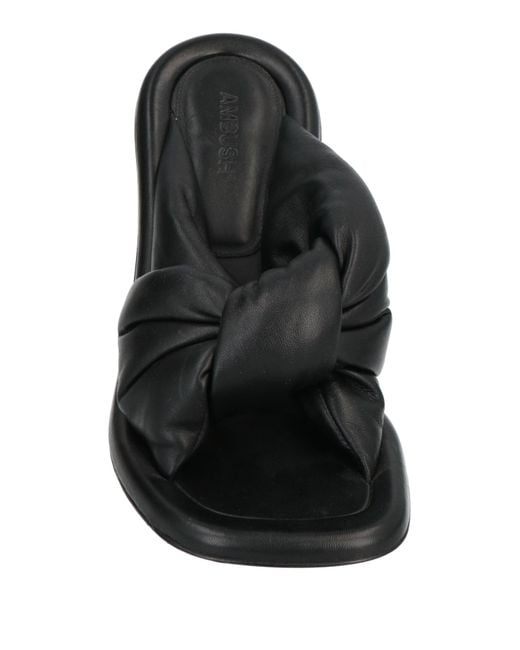 Ambush Black Sandals