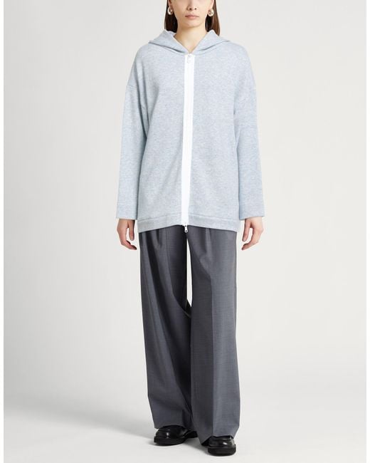 Fedeli Blue Cardigan Wool