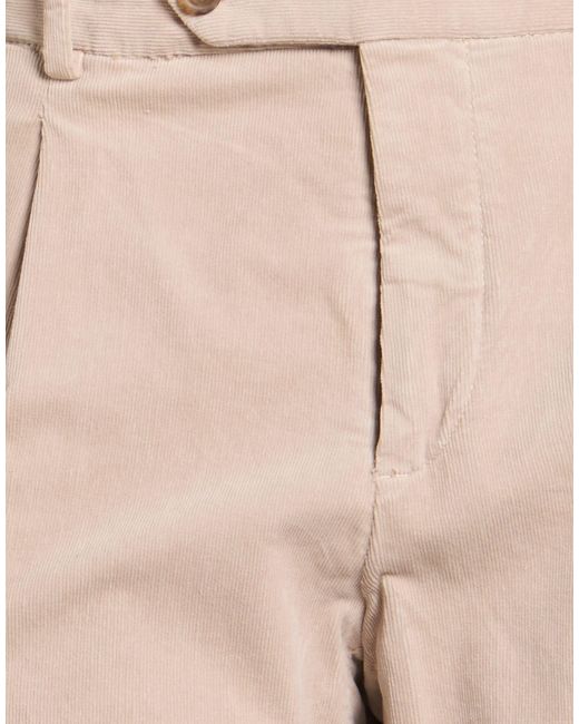 Paoloni Natural Pants Cotton, Elastane for men
