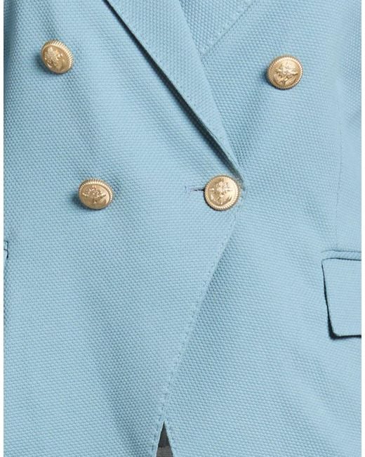 Circolo 1901 Blue Light Blazer Cotton, Elastane