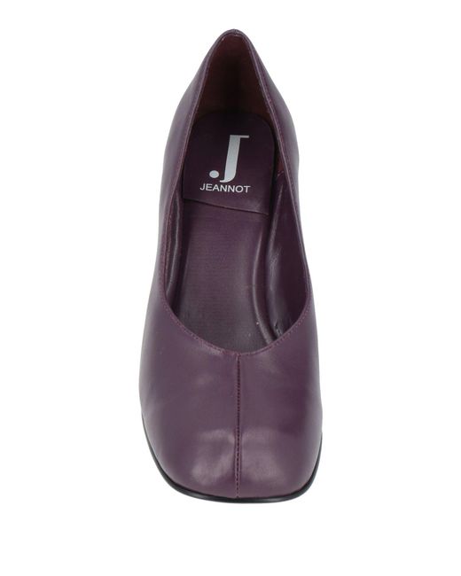 Jeannot Purple Pumps Leather