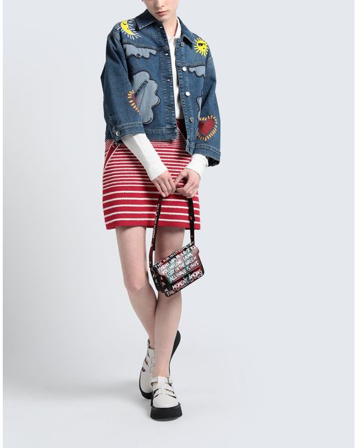 Maje Red Mini Skirt