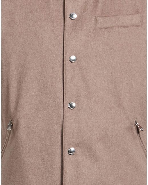 Brunello Cucinelli Brown Vest Wool for men