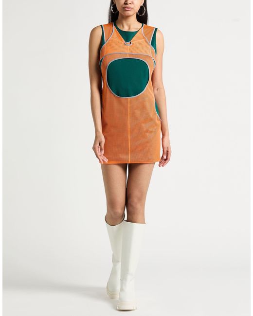 Junya Watanabe Green Mini Dress Polyester