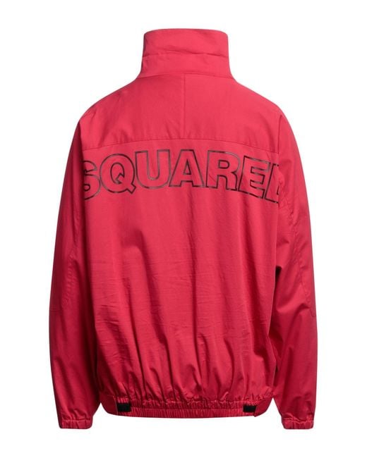 DSquared² Red Jacket for men