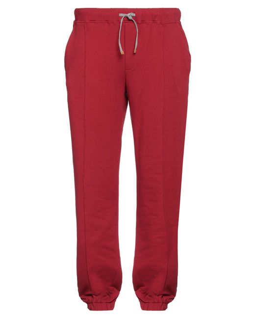 Eleventy Red Trouser for men