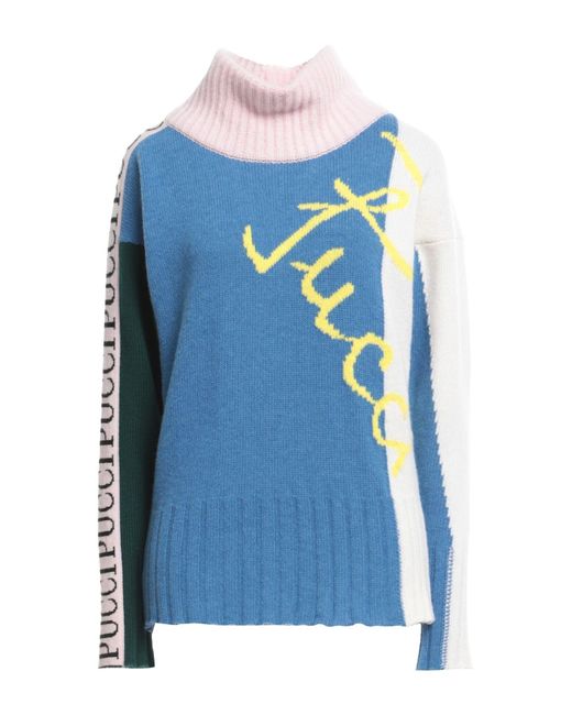 Emilio Pucci Turtleneck in Blue | Lyst