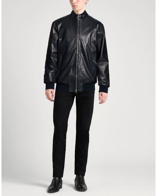 Barba Napoli Black Midnight Jacket Soft Leather for men