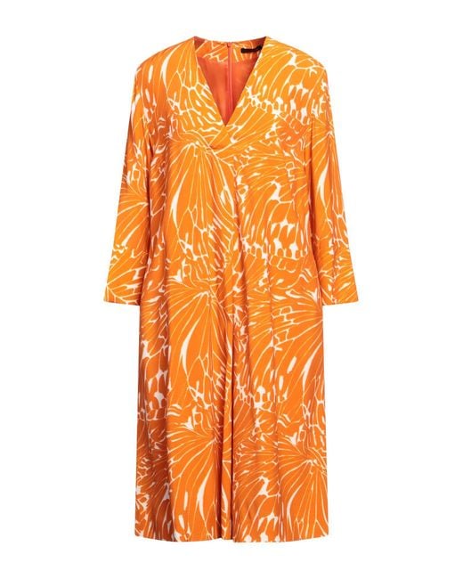 Windsor. Orange Midi-Kleid