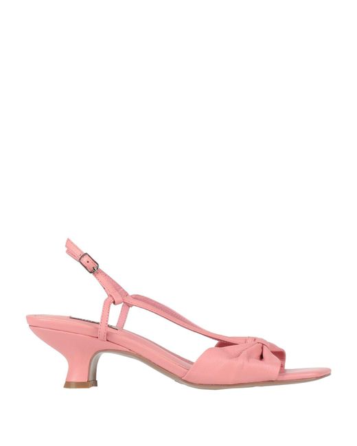 Bibi Lou Pink Sandals Leather