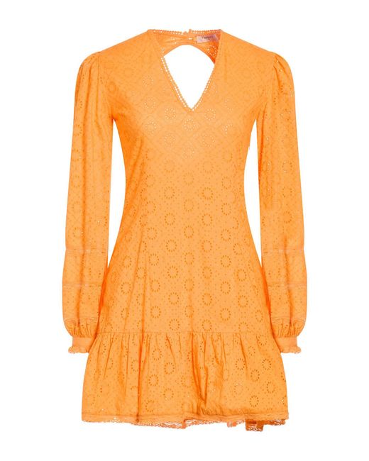 Twinset Orange Mini Dresses