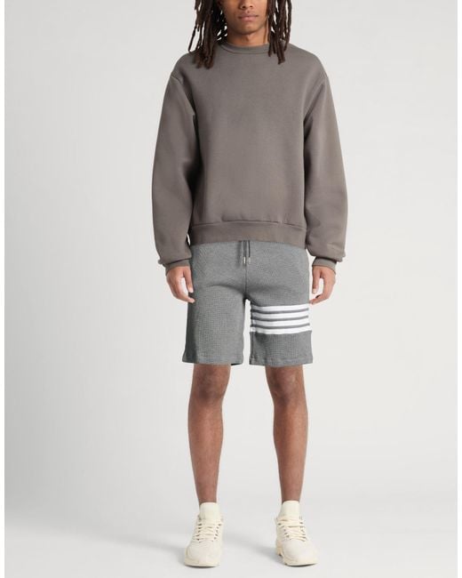Thom Browne Gray Shorts & Bermuda Shorts for men