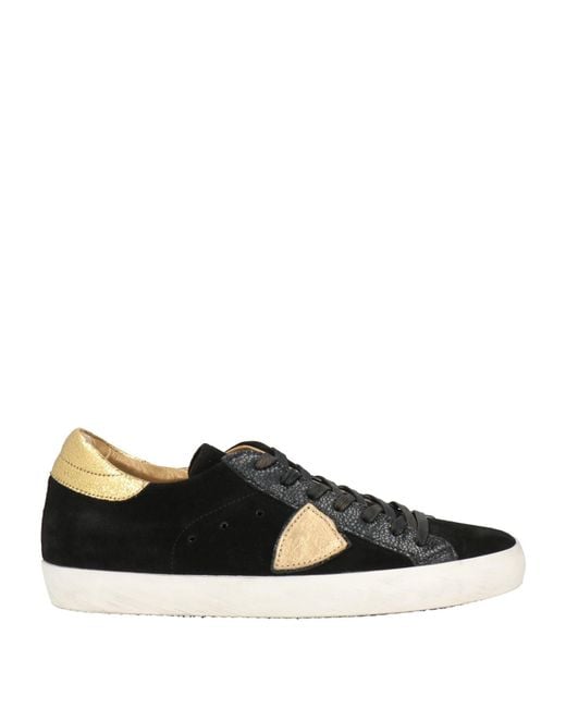 Philippe Model Black Sneakers Leather
