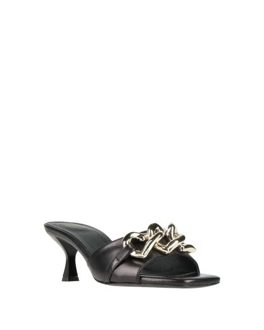 Love Moschino Black Sandals Leather