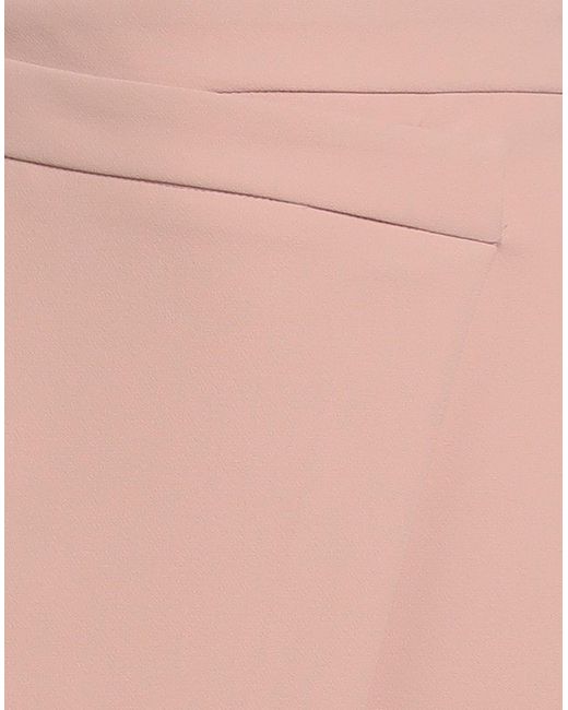 Kaos Pink Blush Midi Skirt Polyester, Elastane