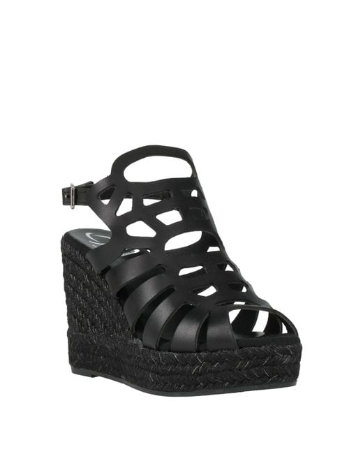 Kanna Black Espadrilles Leather