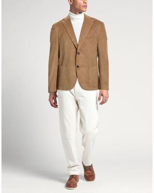 Montedoro Brown Blazers for men