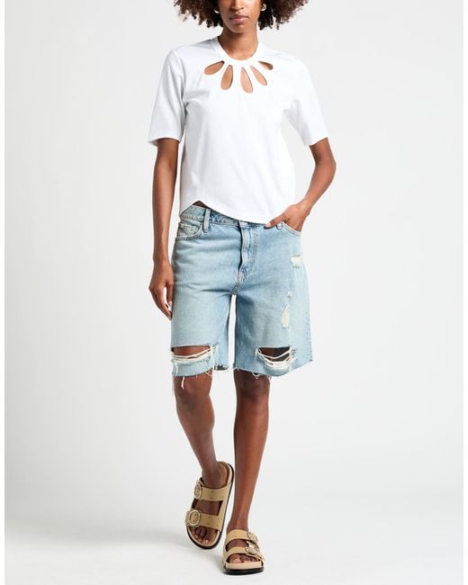 Comme des Garçons White T-Shirt Cotton