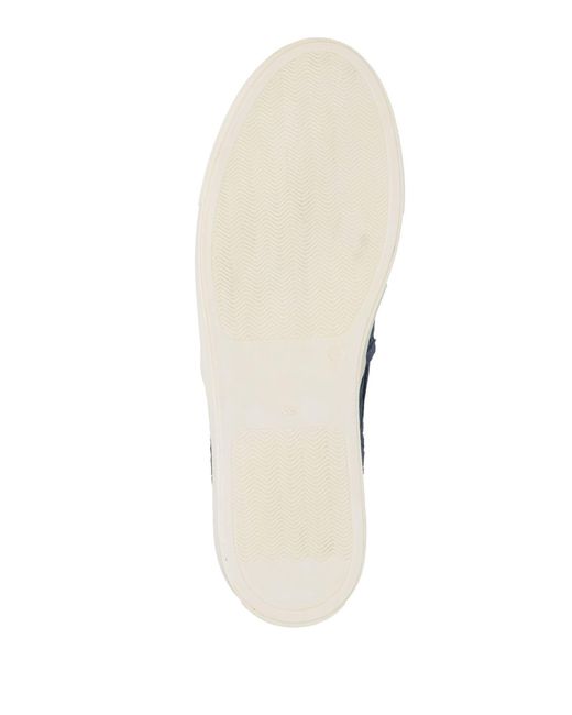Piumi Blue Sneakers Leather for men