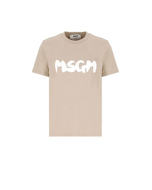 Camiseta MSGM de color White